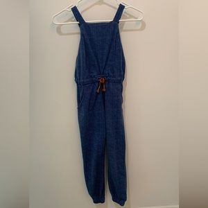 435 Matilda Jane Joanna Gaines Radiant Smile Romper Overalls Blue Size 10